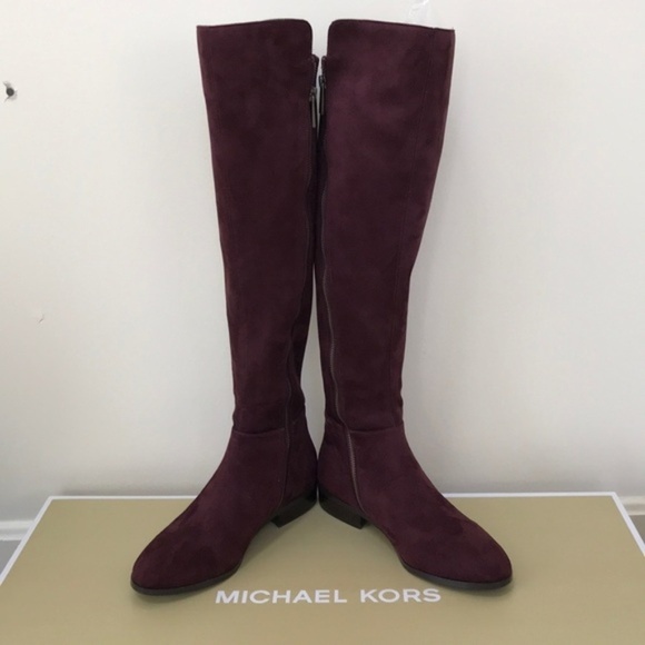 New! MICHAEL KORS Size 5.5 Damson bromley boots - Picture 1 of 7
